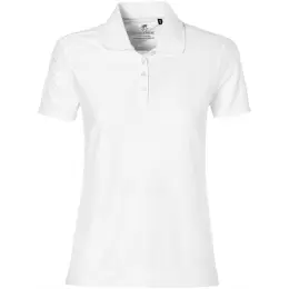 Ladies Oakland Hills Golf Shirt White